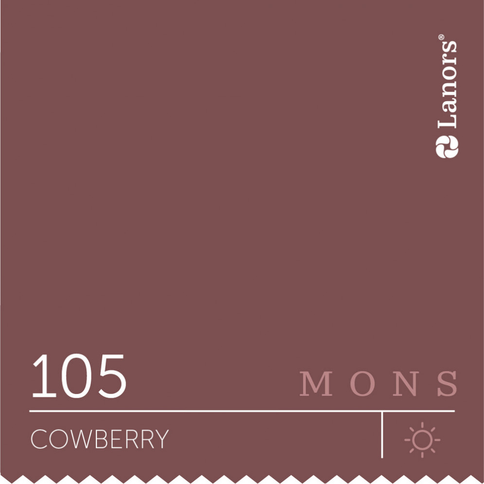 Краска Lanors Mons «Cowberry» (Брусника), 105
